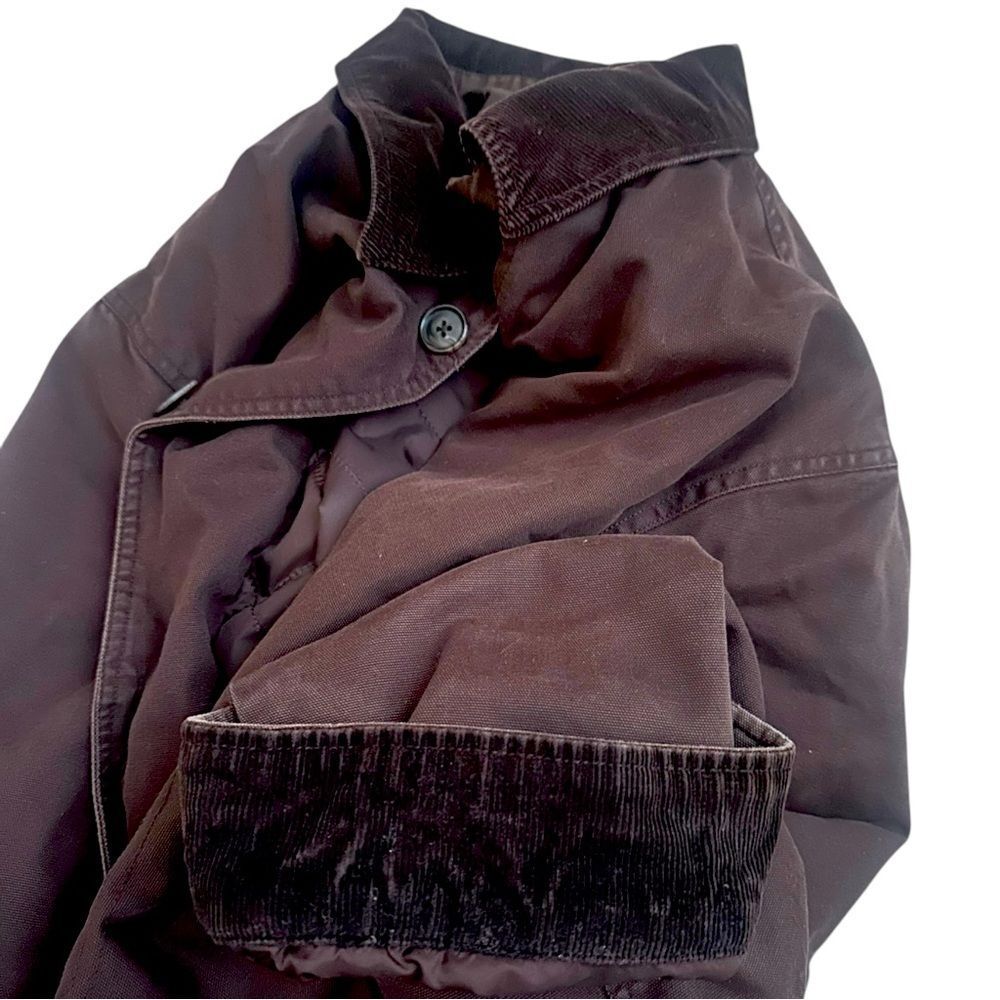 Lands' End Brown Military Field Jacket - Picture 5 of 13
